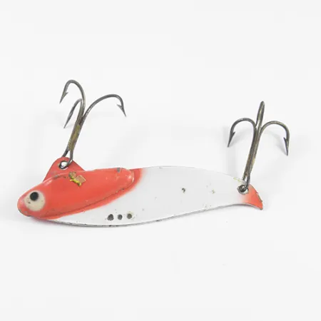Heddon Sonar 433 Blade Bait, Wit / Rood, 14g, 3 Bevestigingen, #1538