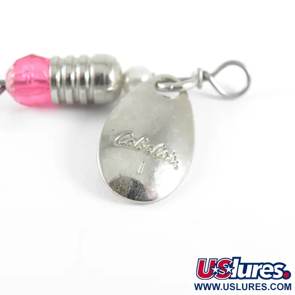 Cabela's 1 Spinner, Nikkel, 2.5g, Enkele Haak, #1540