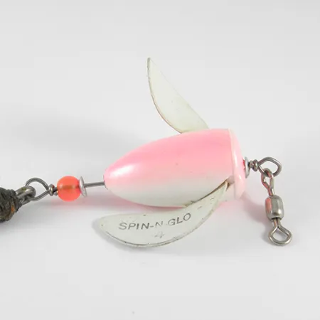 Yakima Bait Worden's Spin-n-Glo Winged, Roze, 4g, Tinsel Trailer, #1544