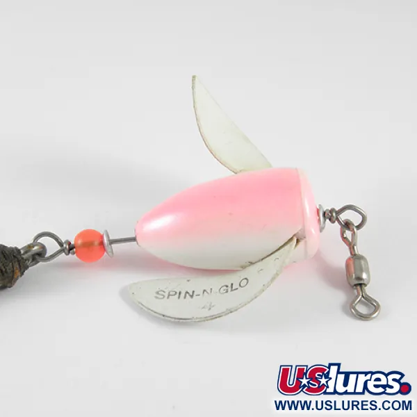 Yakima Bait Worden's Spin-n-Glo Winged, Roze, 4g, Tinsel Trailer, #1544