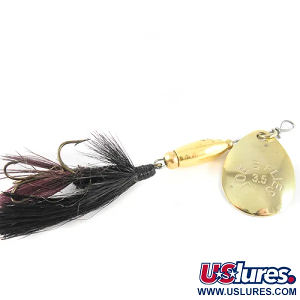 Joe's Flies Spinner, Goud, 6g, Veren Trailer, #1546