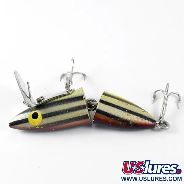 Rockland Super Rocky Plug, Zwart/Bruin/Geel, 5,5g, Vintage, #1568