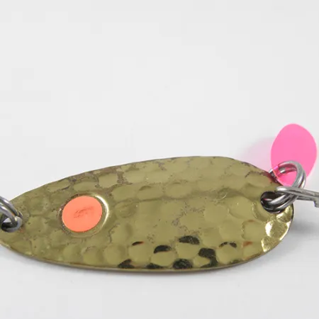 Luhr Jensen Les Davis Hotrod Lepel, Gehamerd goud, 7g, #1615