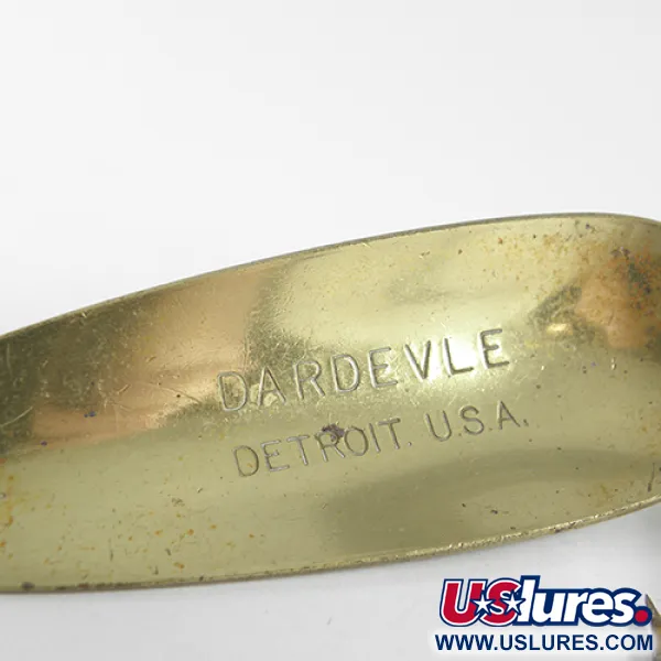 Eppinger Dardevle Lepel, Messing, 28g, Detroit-stempel, #1627