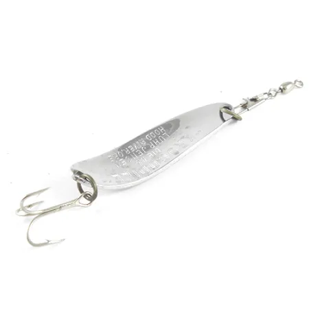 Luhr Jensen Krocodile Die #3 Lepel, Gehamerd nikkel, 9g, #1634