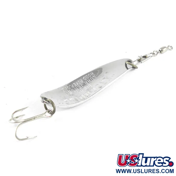 Luhr Jensen Krocodile Die #3 Lepel, Gehamerd nikkel, 9g, #1634