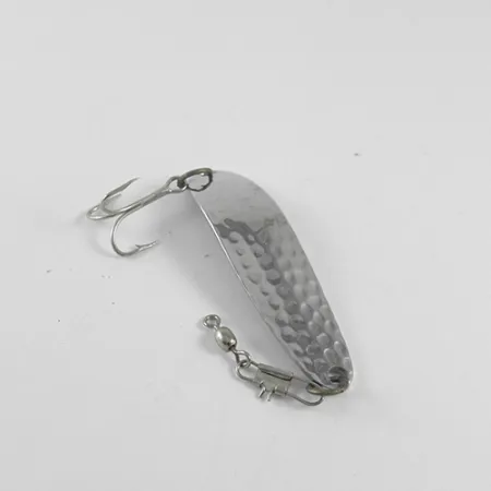 Luhr Jensen Krocodile Die #3 Lepel, Gehamerd nikkel, 9g, #1634