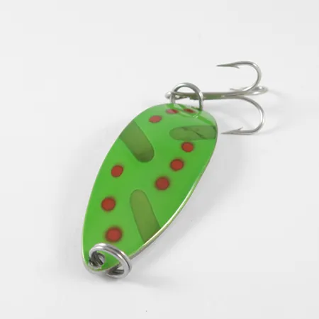 Seneca Little Cleo (Hula Girl) Lepel, Groen/Rood/Nikkel, 18g, #1685