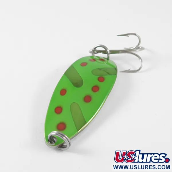 Seneca Little Cleo (Hula Girl) Lepel, Groen/Rood/Nikkel, 18g, #1685