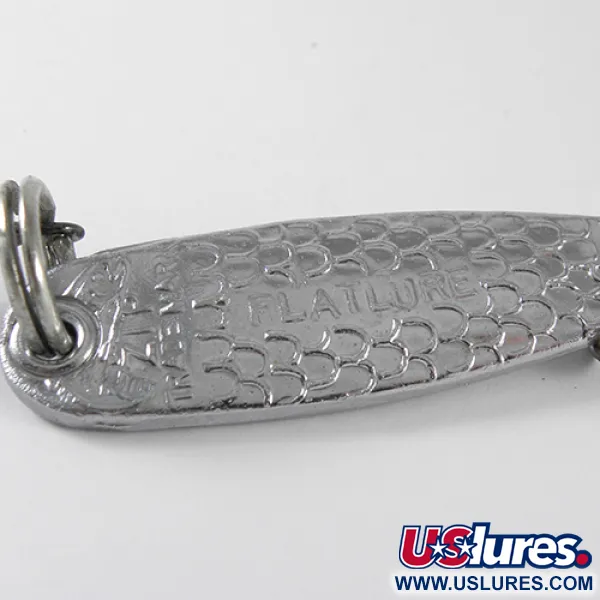 Zip Flatlure Verticaalaas, Zilver, 44g, Schutpatroon, #1694