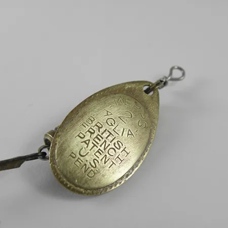 Mepps Aglia 2 Spinner, Messing, 4.5g, Patentmerk, #1718