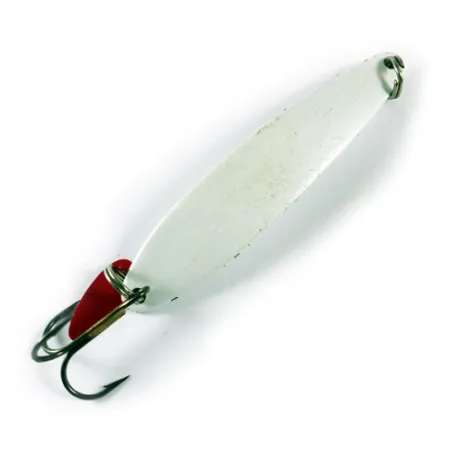 Bay de Noc Swedish Pimple Pilker, Parelmoer wit, 21g, Vinnetje, #1728