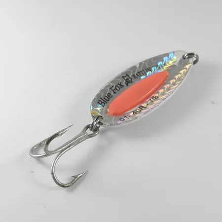 Blue Fox Rattlin Pixee Lepel, Rainbow Nickel/Orange, 25g, #1738