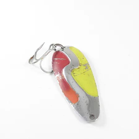 Kush Spoon Lepel, Rood / Geel / Nikkel, 9g, S-vorm, #1743