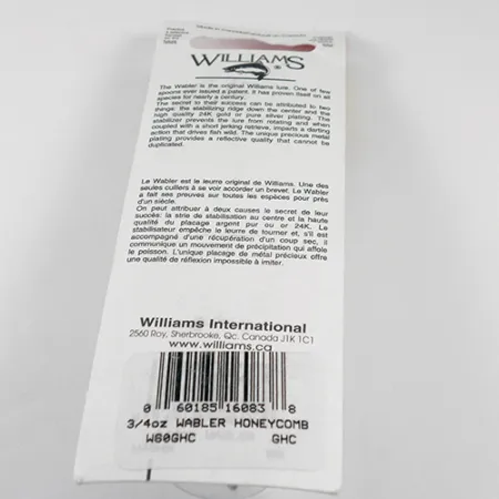 Williams Wabler W60 Lepel, Goud (Verguld), 21g, Wafelstructuur, #1763