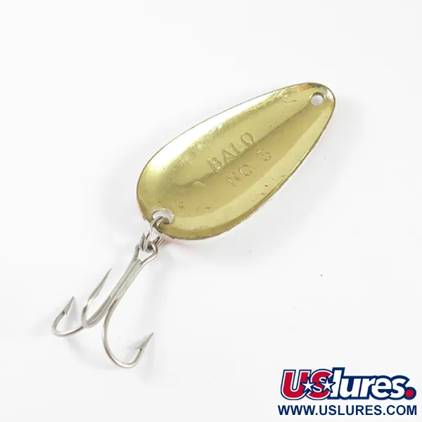 Balo 3 Lepel, Wit / Rood / Messing, 14g, Vintage Design, #1769