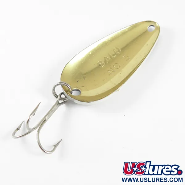 Balo 3 Lepel, Zwart / Wit / Messing, 14g, Golfpatroon, #1771