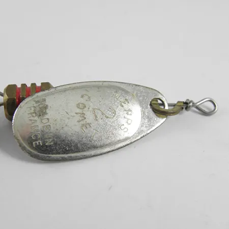 Mepps Comet 2 Spinner, Zilver, 4.3g, Wisselhaak-systeem, #1779