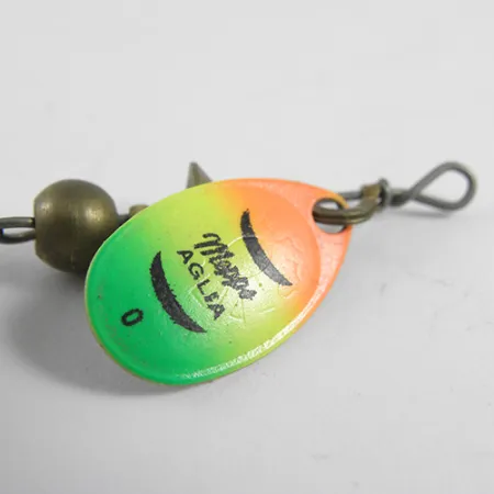 Mepps Aglia 0 dressed Spinner, Fire Tiger, 2,5g, Eekhoornhaar, #1781