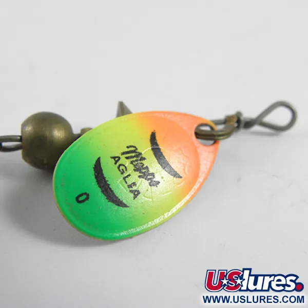 Mepps Aglia 0 dressed Spinner, Fire Tiger, 2,5g, Eekhoornhaar, #1781