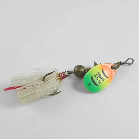 Mepps Aglia 0 dressed Spinner, Fire Tiger, 2,5g, Eekhoornhaar, #1781