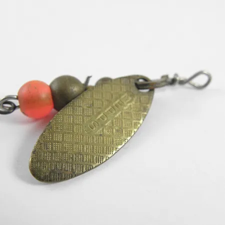 Mepps Aglia Long 0 Spinner, Messing, 2.6g, Wilgenblad, #1784