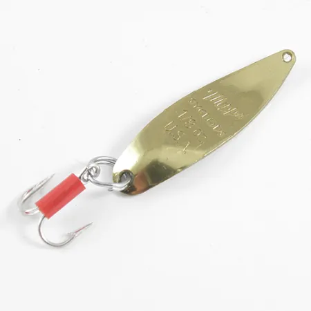 Mepps Syclops 00 Lepel, Goud / Rood, 3,5 g, S-vorm, #1790