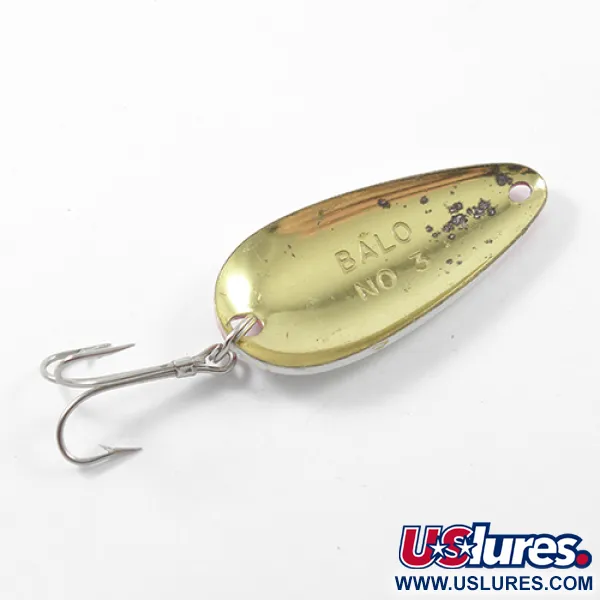 Balo 3 Lepel, Rood / Wit / Messing, 14g, Messing Body, #1798