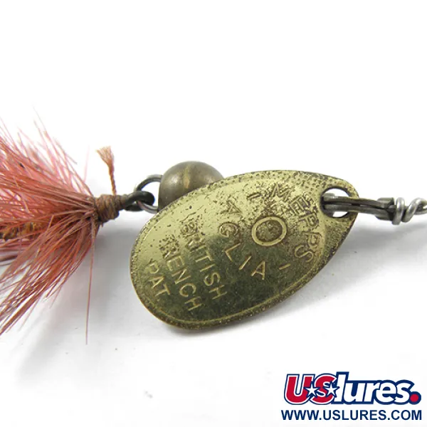 Mepps Aglia 0 Mouche Spinner, Messing, 2.5g, Verenstaart, #1808