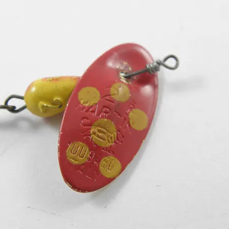 Panther Martin 2 Spinner, Rood/Geel/Messing, 2,5g, Vintage, #1815