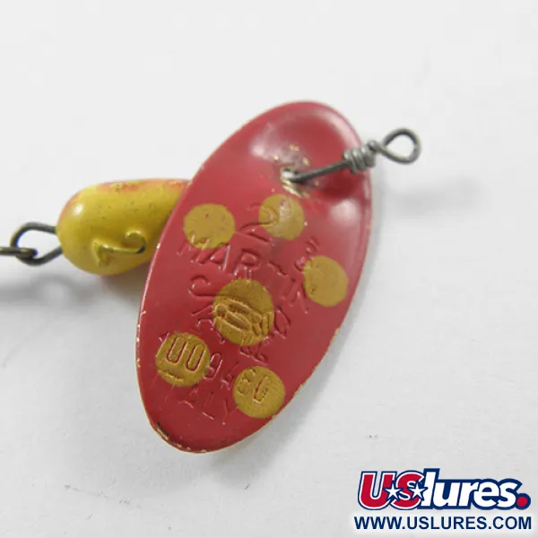 Panther Martin 2 Spinner, Rood/Geel/Messing, 2,5g, Vintage, #1815