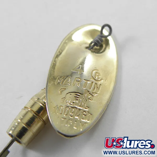Panther Martin Zavorra con Mosca 4 Spinner, Goud, 3g, Blad op as, #1816