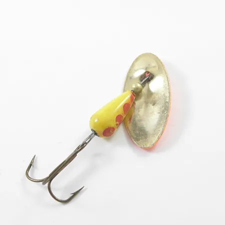 Panther Martin 6 Spinner, Geel/Oranje/Messing, 6g, Messing Blad, #1817