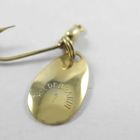 Yakima Bait Hildebrandt 1 Spinner, Goud, 1g, Sonic Blades, #1818