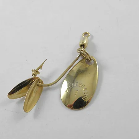 Yakima Bait Hildebrandt 1 Spinner, Goud, 1g, Sonic Blades, #1818