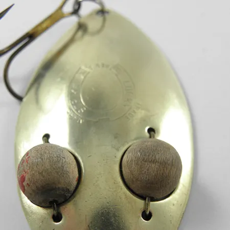 Lucky Strike Gold Red Flash Lepel, Messing, 21g, Houten ogen, #1840