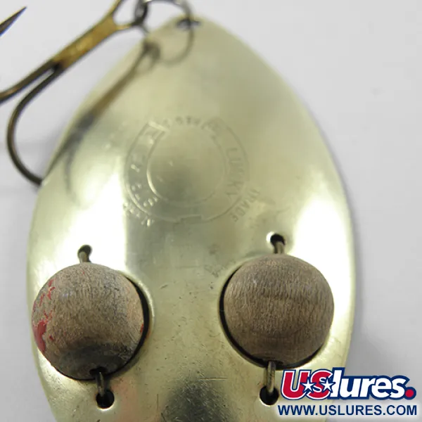 Lucky Strike Gold Red Flash Lepel, Messing, 21g, Houten ogen, #1840