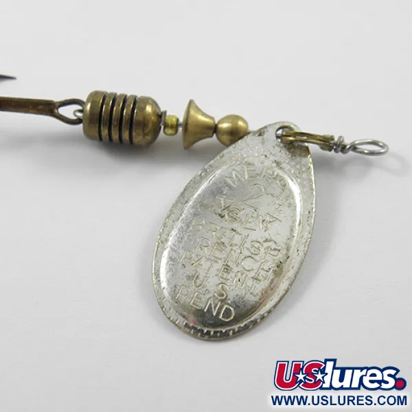 Mepps Aglia 2 Spinner, Zilver, 4.5g, Vintage, #1841