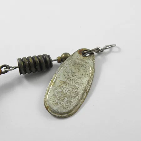 Mepps Comet 2 Spinner, Zilver, 4,5g, Gele veren, #1846