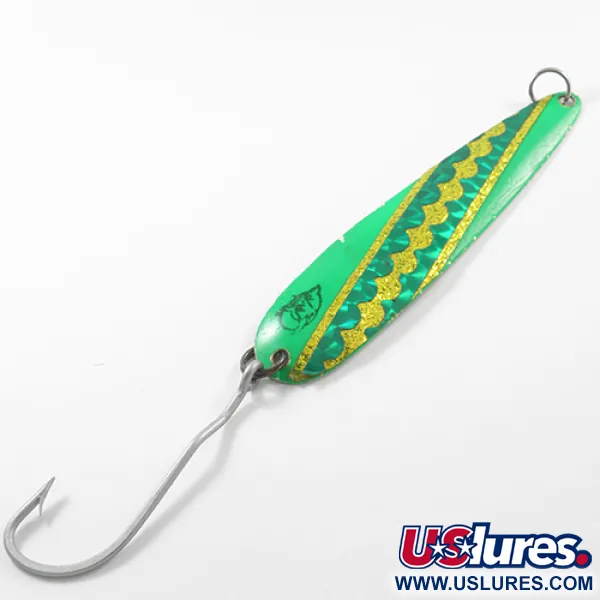 Eppinger Dardevle Flutter-Chuck Magnum 3200 Lepel, Groen/Nikkel, 14g, #1852