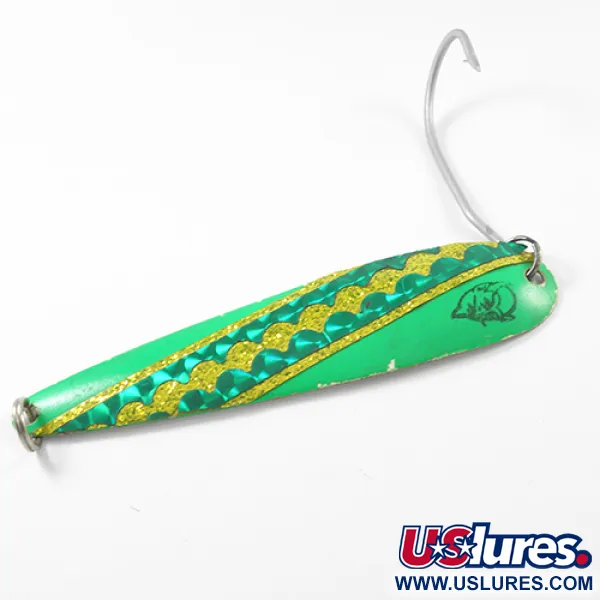 Eppinger Dardevle Flutter-Chuck Magnum 3200 Lepel, Groen/Nikkel, 14g, #1852