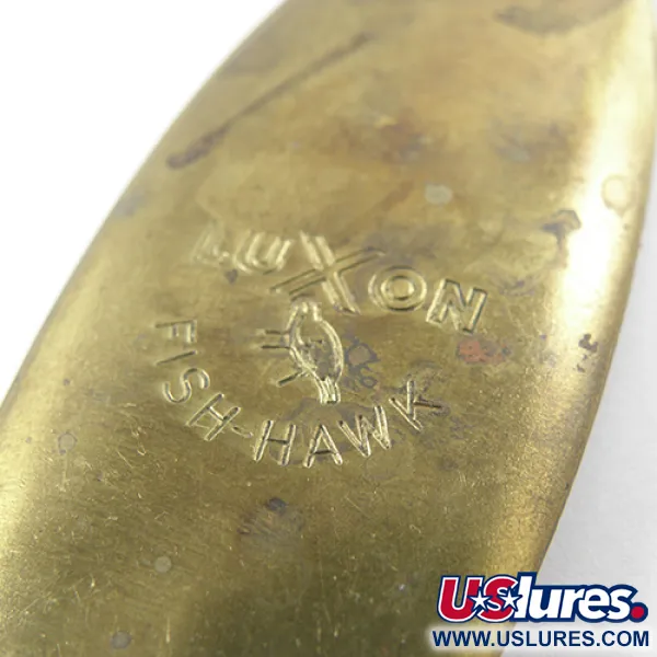 Luxon Fish-Hawk Lepel voor Trollen, Messing, 12g, Vintage, #1862