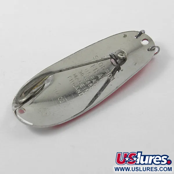 Scorpion Weedless Lepel, Rood / Wit / Nikkel, 7g, Wierbeschermer, #1863