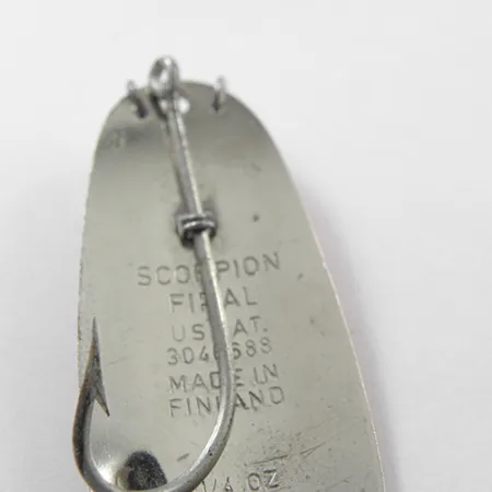 Scorpion Weedless Lepel, Rood / Wit / Nikkel, 7g, Wierbeschermer, #1863