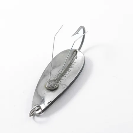 Eppinger Weedless Dardevle Midget Lepel, Zwart/Wit/Nikkel, 6g, #1867