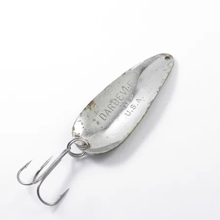 Eppinger Dardevle Imp Lepel, Frog/Nickel, 11g, Vintage, #1869