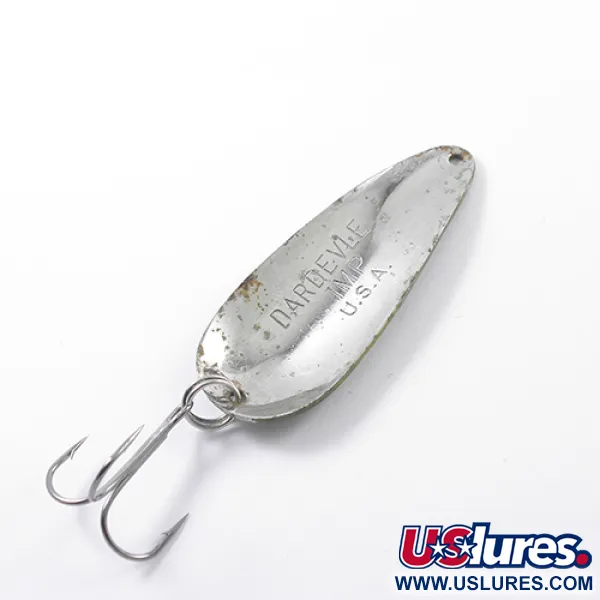 Eppinger Dardevle Imp Lepel, Frog/Nickel, 11g, Vintage, #1869