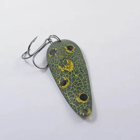 Eppinger Dardevle Imp Lepel, Frog/Nickel, 11g, Vintage, #1869