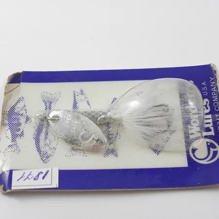 Worden’s Original Rooster Tail Spinner, Nikkel / Wit, 1,77g, #1871