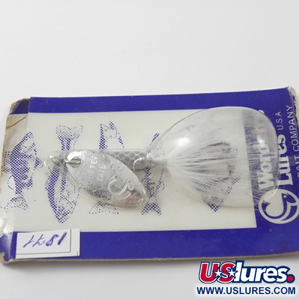 Worden’s Original Rooster Tail Spinner, Nikkel / Wit, 1,77g, #1871